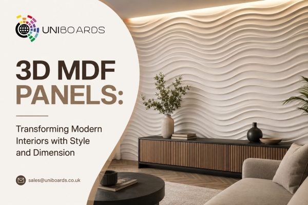 3D MDF Panels: Transforming Modern Interiors with Style and Dimension